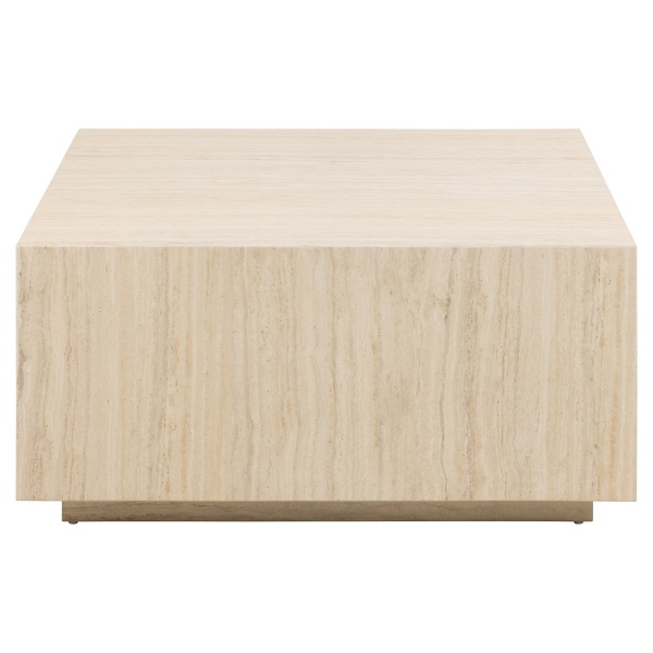 Stolik kawowy Dice 90x90cm trawertyn - ACTONA